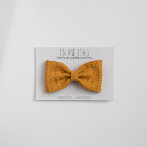 Fall Leather Bow Tie (multiple colors available)