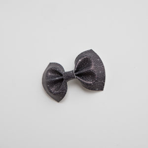 Spider Web Faux Leather Bows (multiple color options)