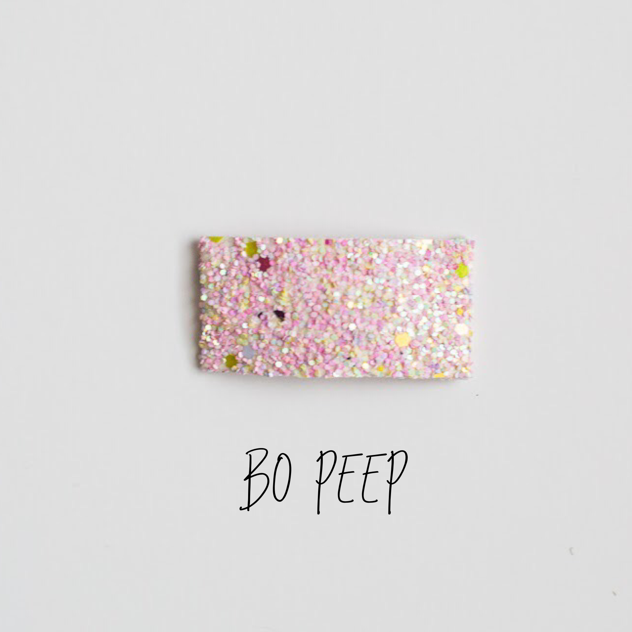 Bo Peep Glitter Snap Clip