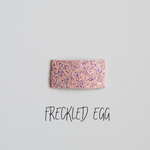 Freckled Egg Glitter Snap Clip