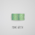 Think Green Glitter Snap Clip