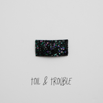 Toil & Trouble Glitter Snap Clip