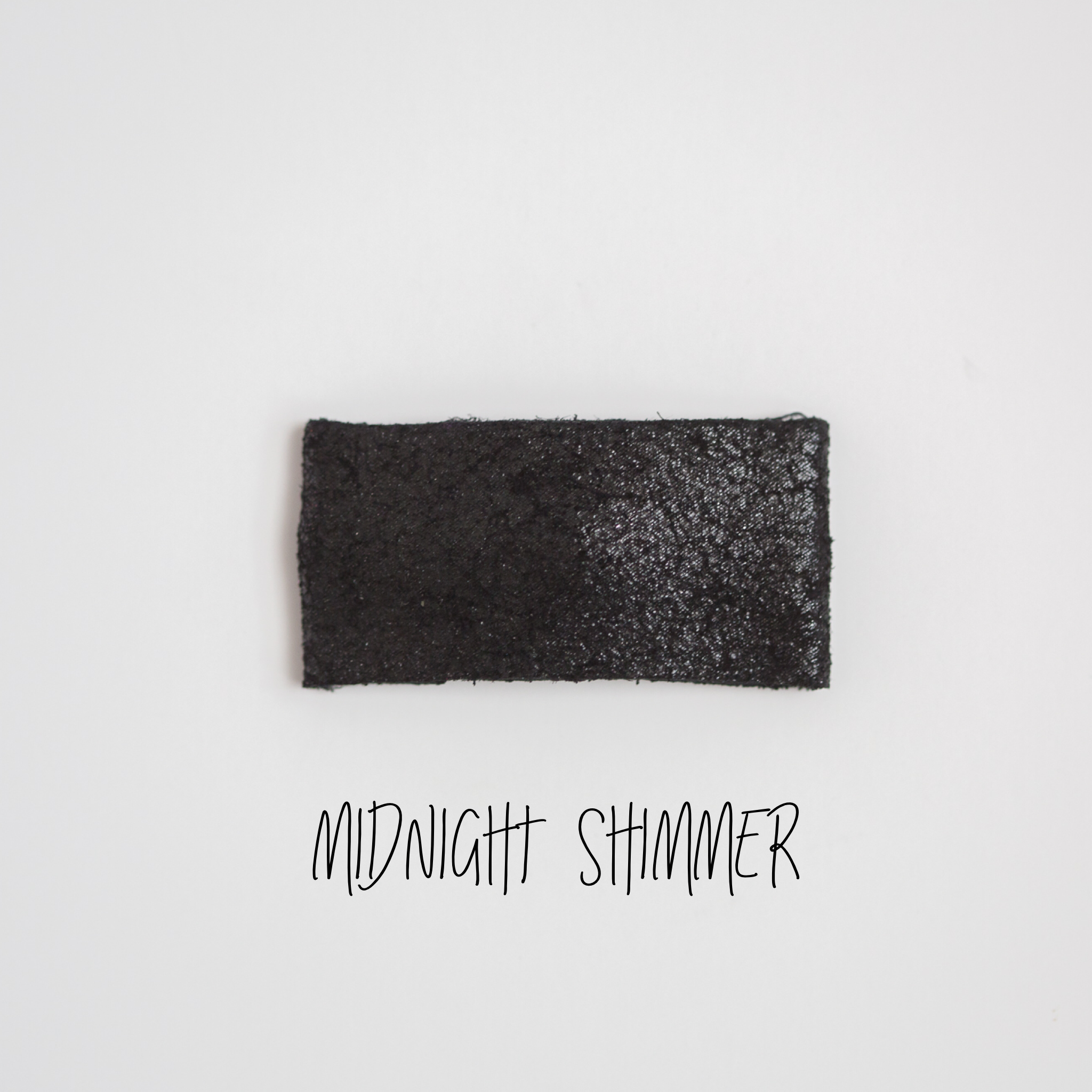 Midnight Shimmer Leather Snap Clip