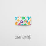 Lucky Charms Printed Faux Leather Snap Clip