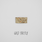 Gold Firefly Glitter Snap Clip