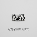Grim Grinning Ghosts Leather Snap Clip