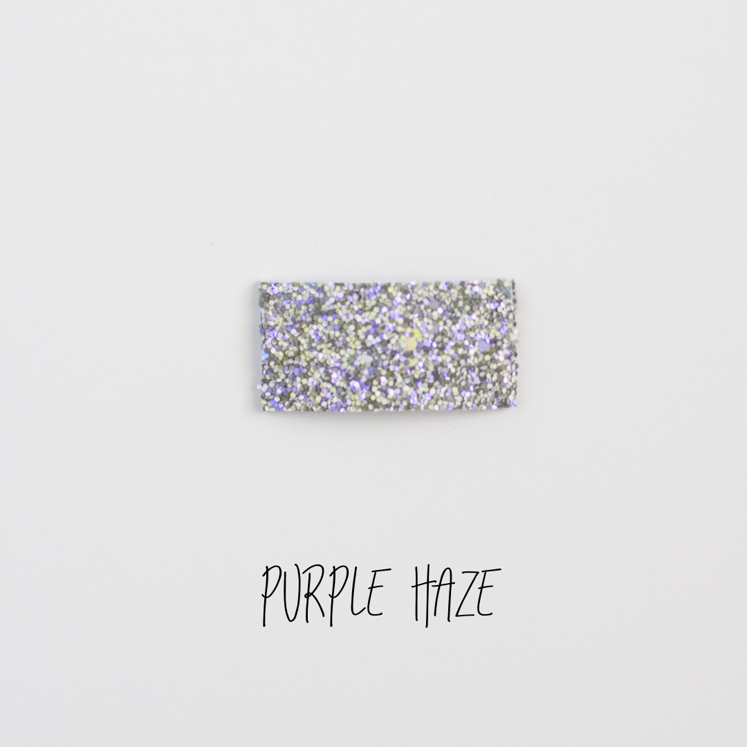 Purple Haze Glitter Snap Clip