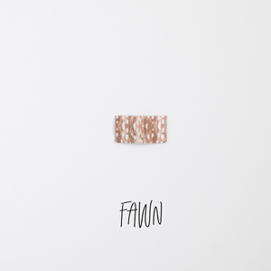 Fawn Printed Faux Leather Snap Clip
