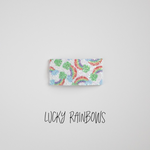 Lucky Rainbows Glitter Snap Clip