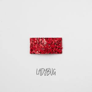 Ladybug Glitter Snap Clip