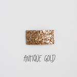 Antique Gold Glitter Snap Clip