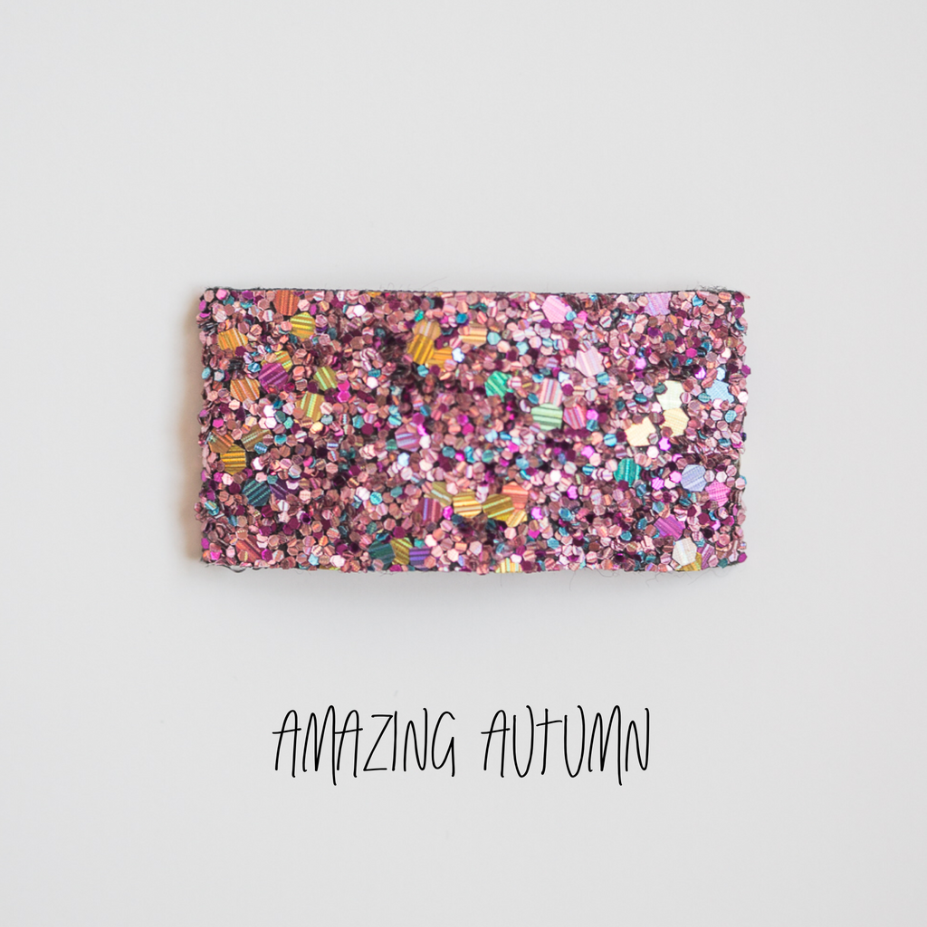 Amazing Autumn Glitter Snap Clip