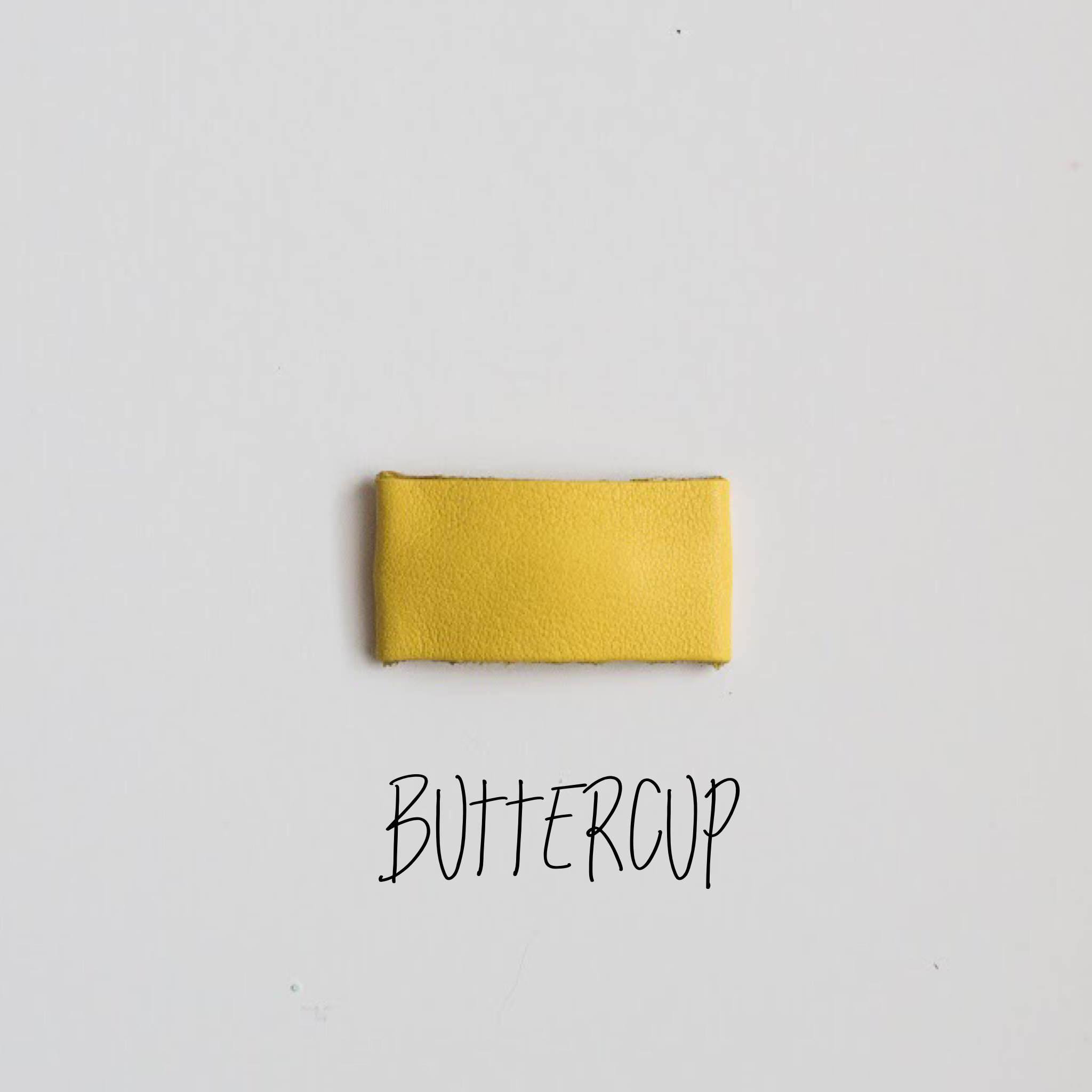 Buttercup Leather Snap Clip