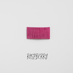 Raspberry Leather Snap Clip