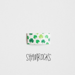 Shamrocks Printed Faux Leather Snap Clip