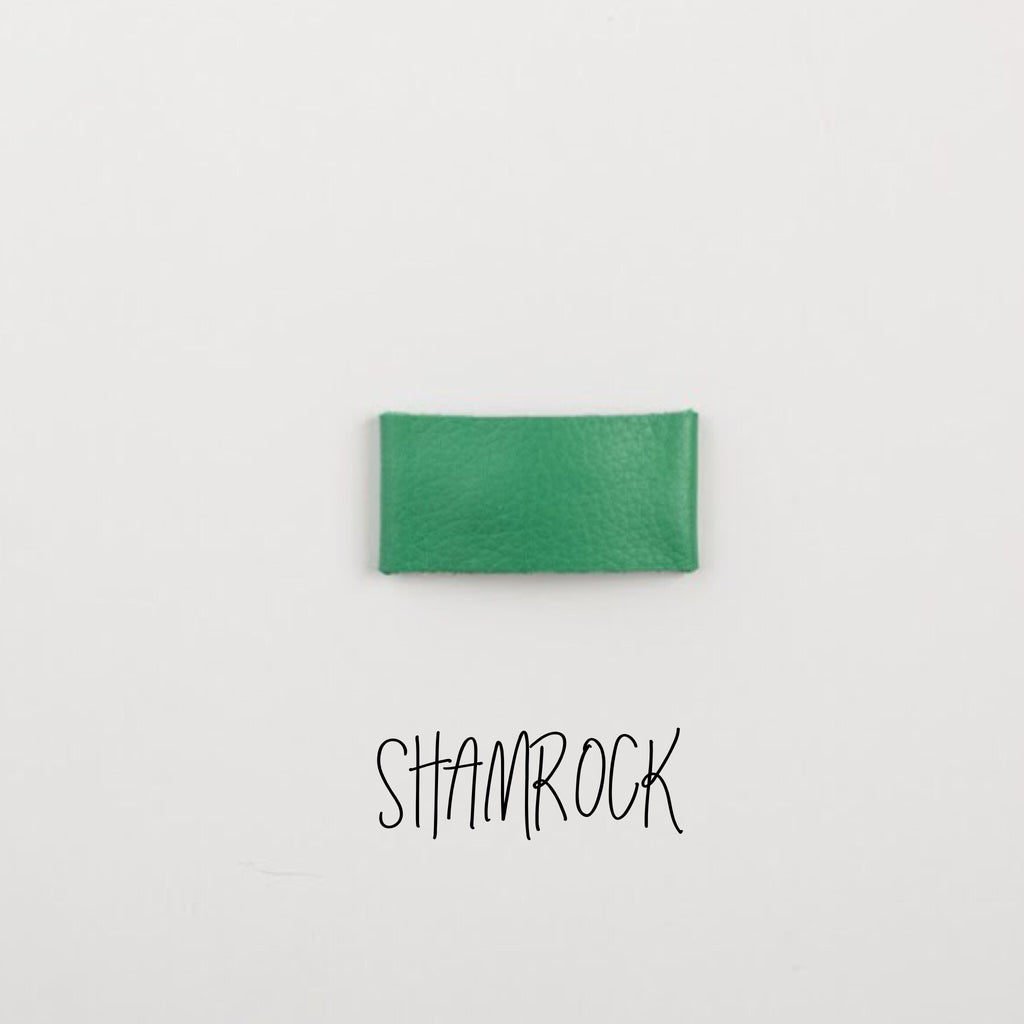 Shamrock Leather Snap Clip