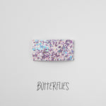Spring Confetti Glitter Snap Clips (multiple colors available)