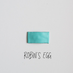 Robins Egg Leather Snap Clip