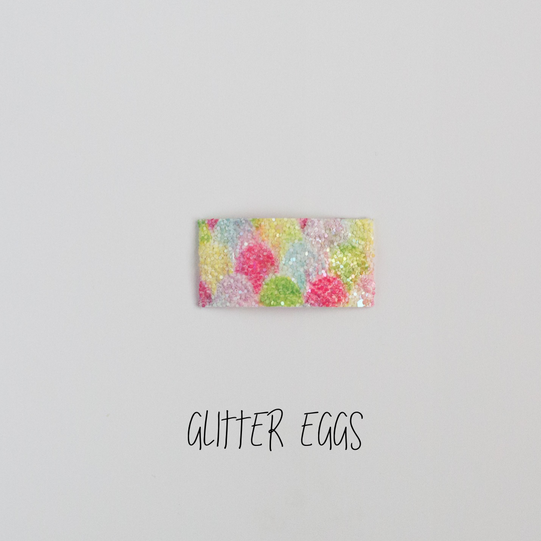 Glitter Eggs Glitter Snap Clip