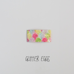 Glitter Eggs Glitter Snap Clip