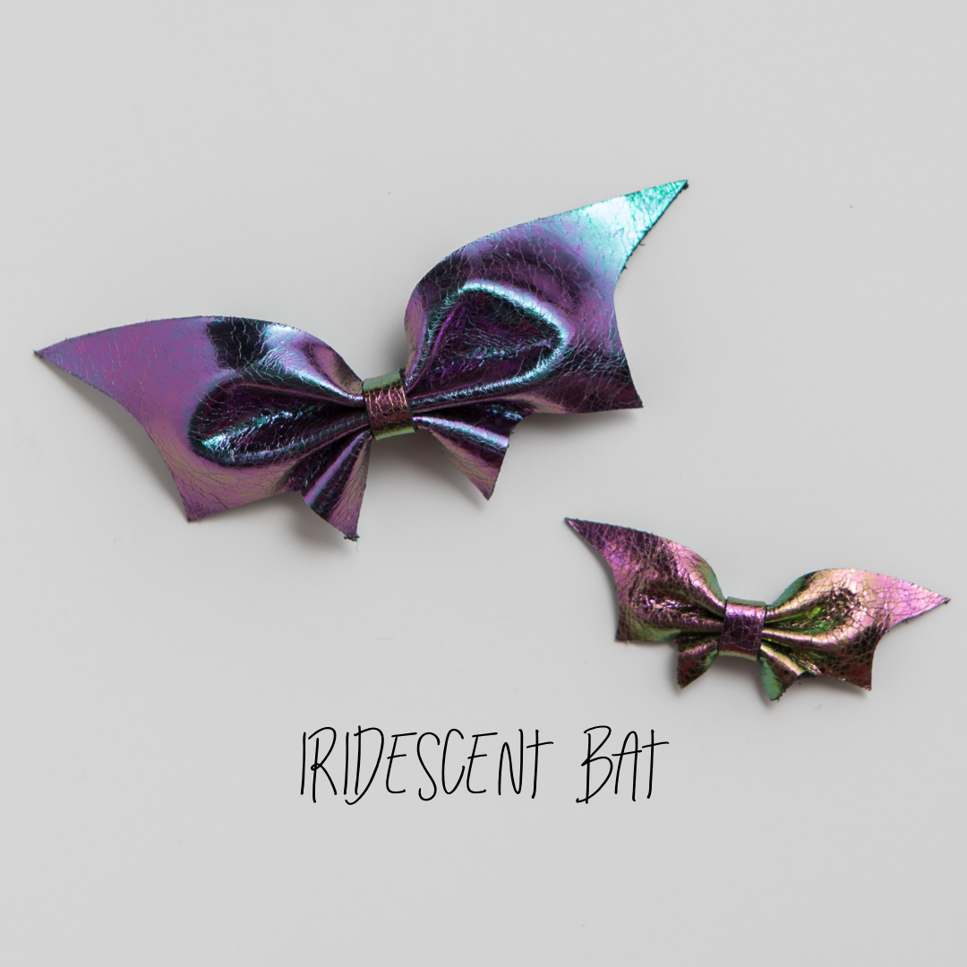 Bat Leather Bow | More Color Options