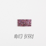 Mixed Berry Glitter Snap Clip
