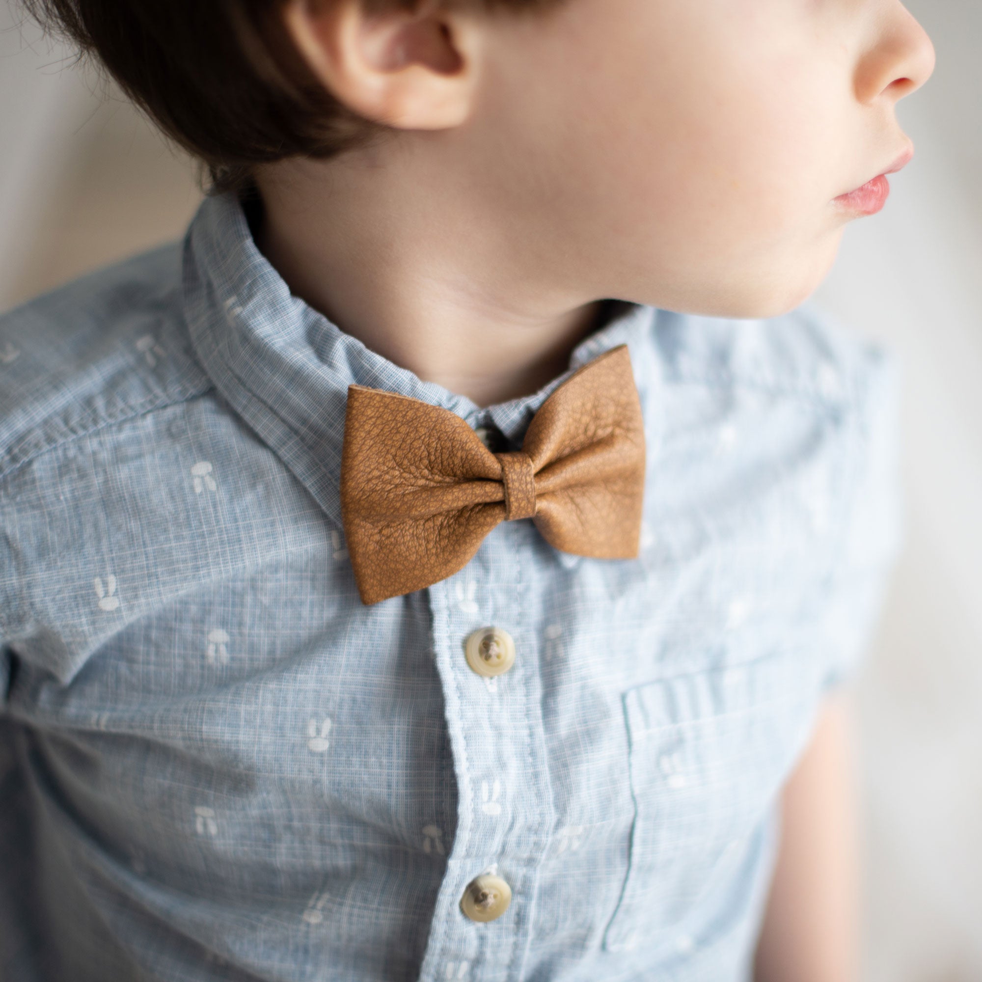 Leather Bow Tie (multiple colors available)